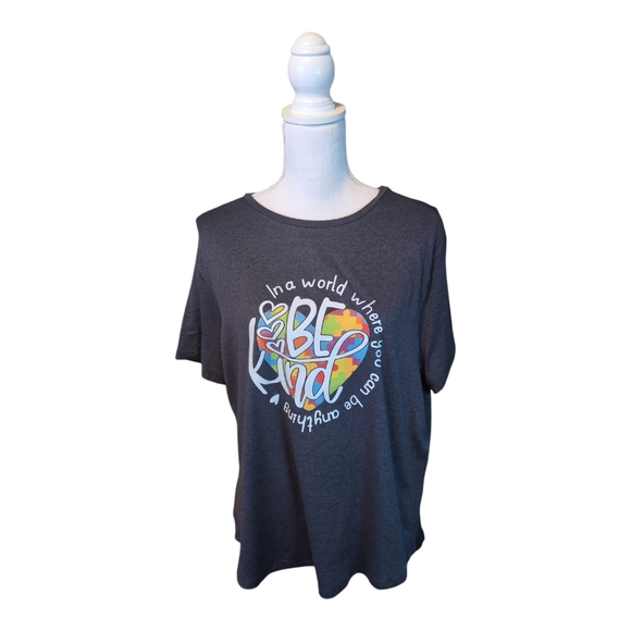 Tops - Women’s Be Kind T-shirt Celebrating And Supporting Autism XL